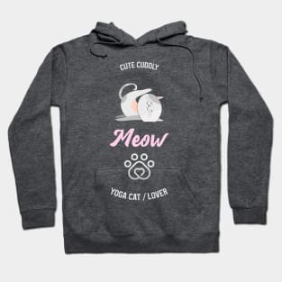 Yoga cat Hoodie